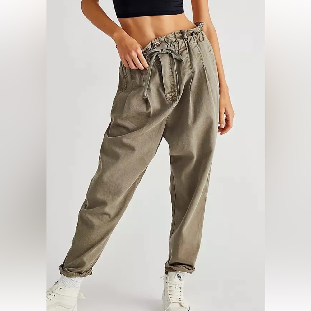 Free People Margate Pleated Trouser Pants